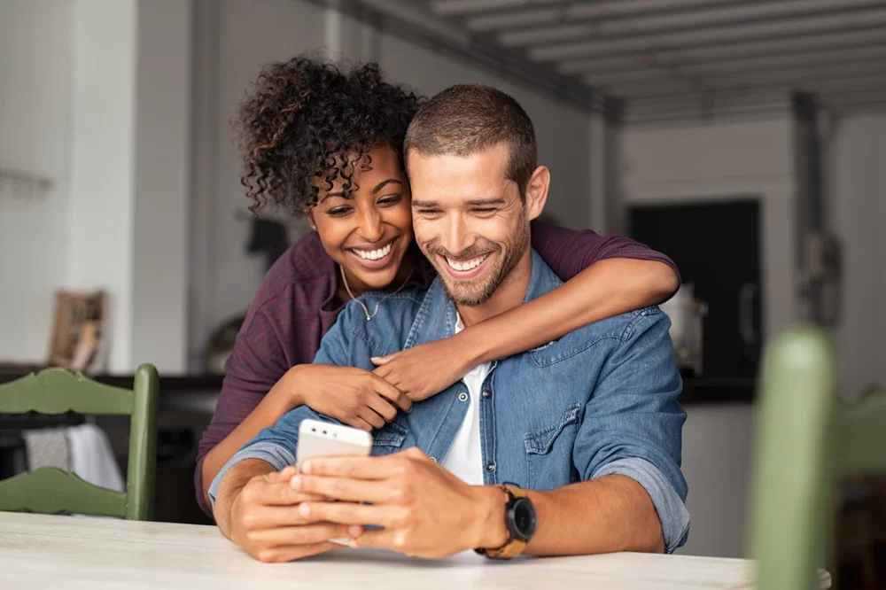 Couple choosing a duo team name