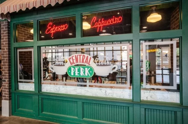 Central Perk, the cafe from the TV series Friends