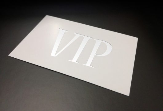 VIP group membership card