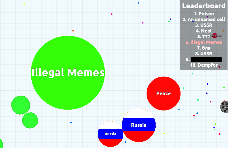 Agar.io gameplay