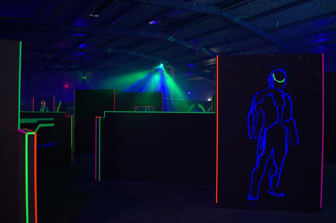 Laser tag venue