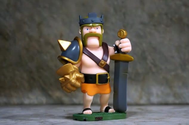 Clash of Clans character figurine