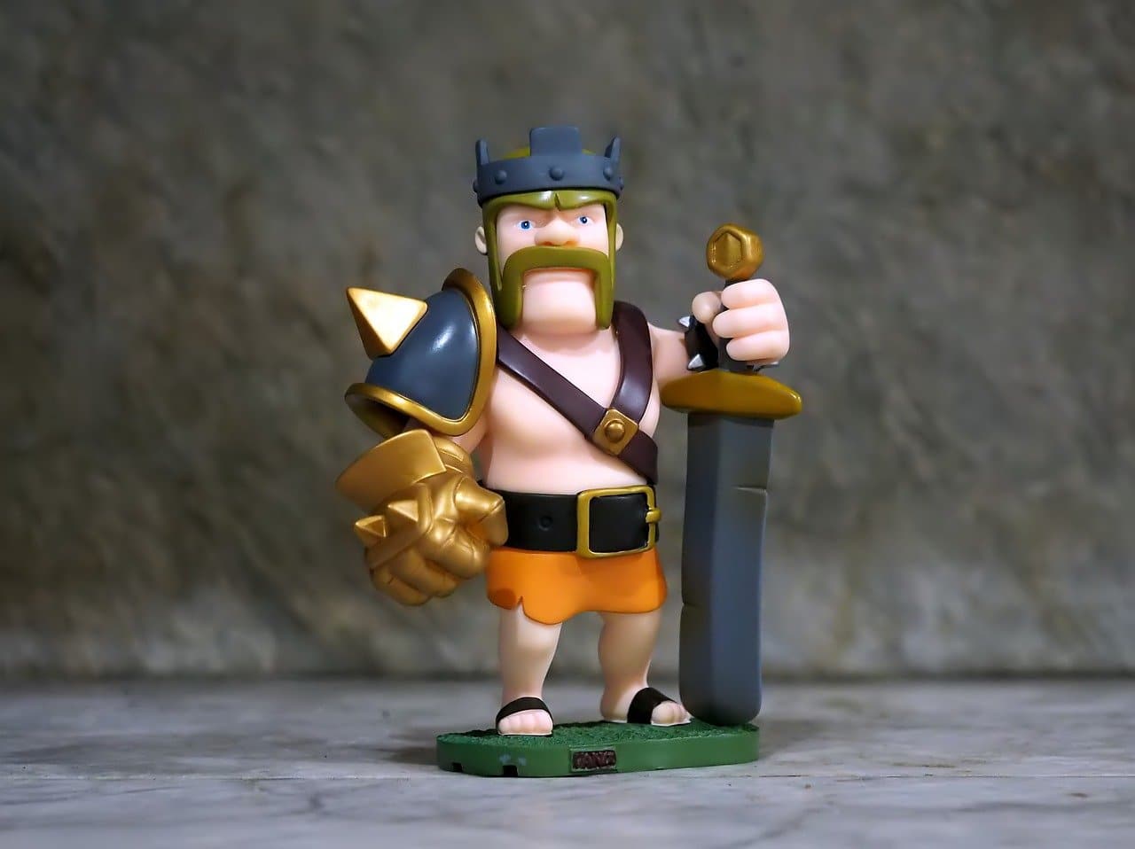 Clash of Clans character figurine