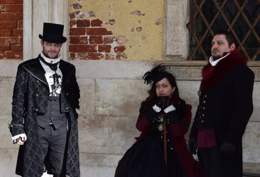Vampire clan in historical costume