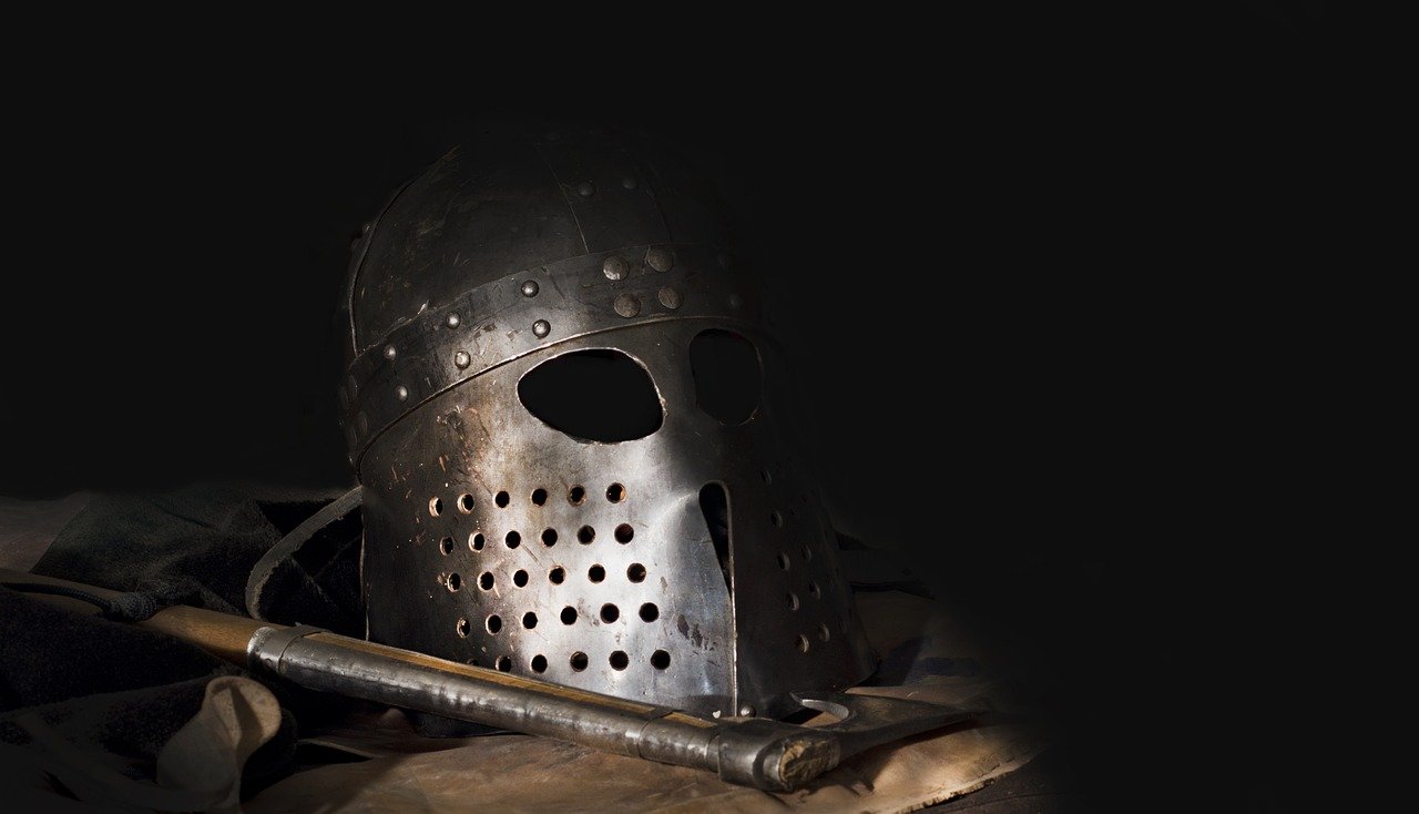 Viking helmet and gear