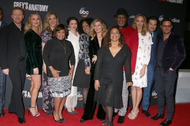 Grey's Anatomy cast and creator at an event