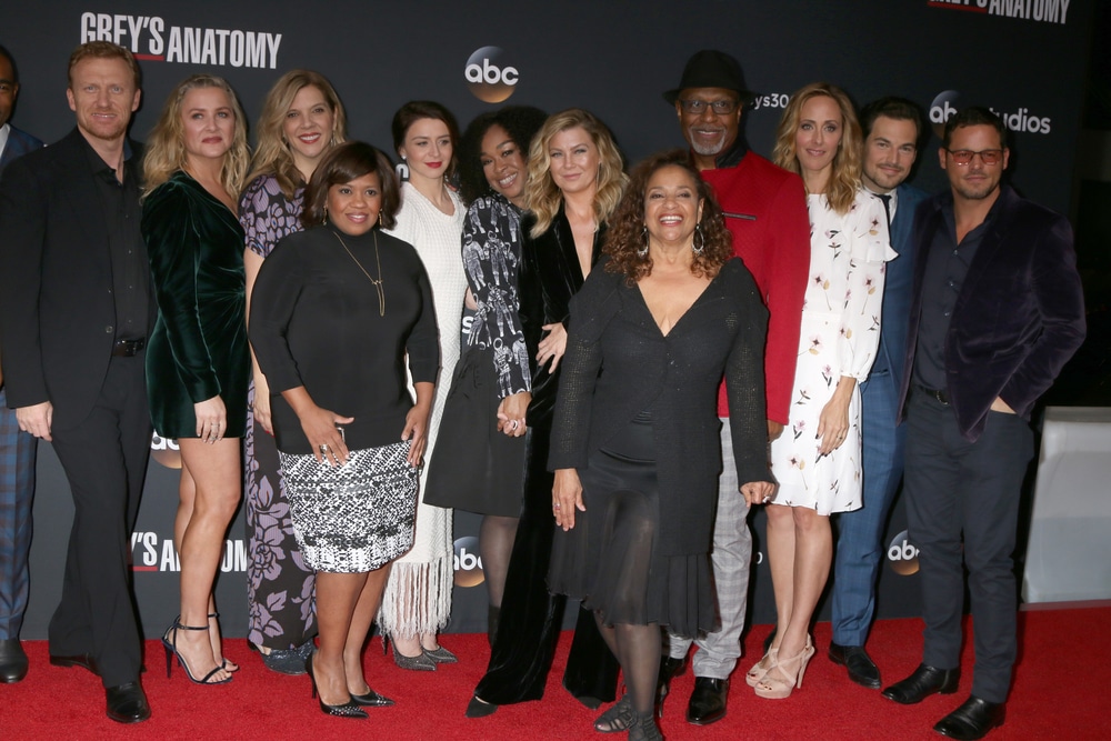 Grey's Anatomy cast and creator at an event