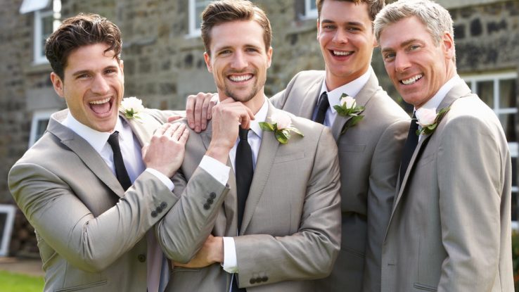 Groomsmen at a wedding