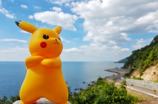 Outdoor Pokemon (Pikachu) statue