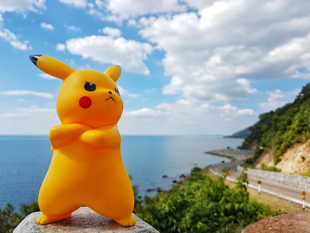 Outdoor Pokemon (Pikachu) statue