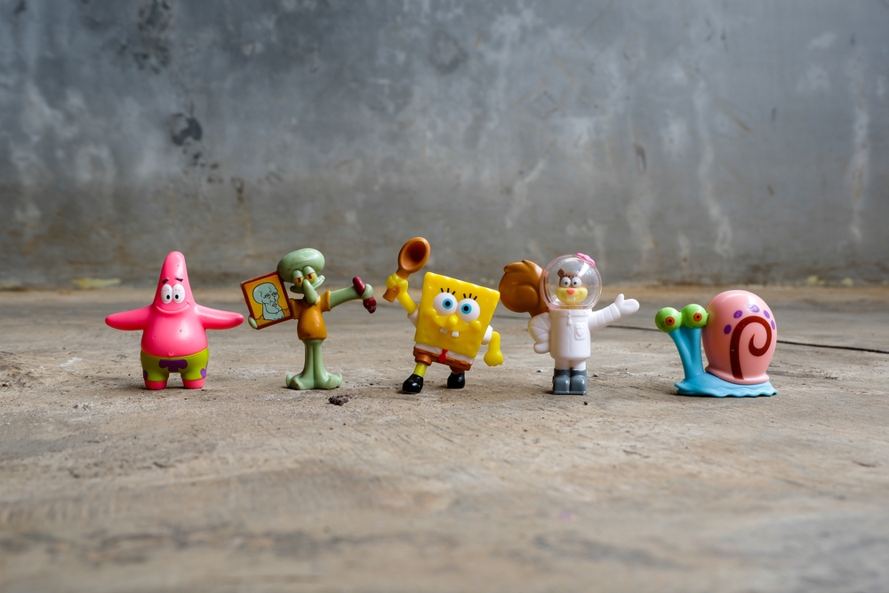 SpongeBob character figurines